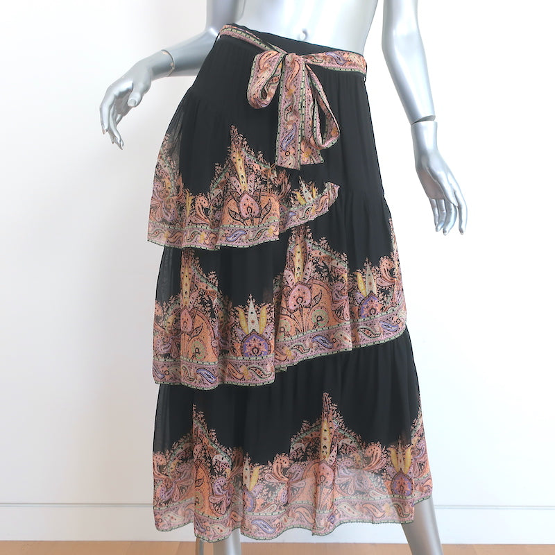 【新品未使用】PHEENY PRINT CHIFFON TIERED SKIRT 新品未使用】PHEENY PRINT CHIFFON TIERED SKIRT レディース