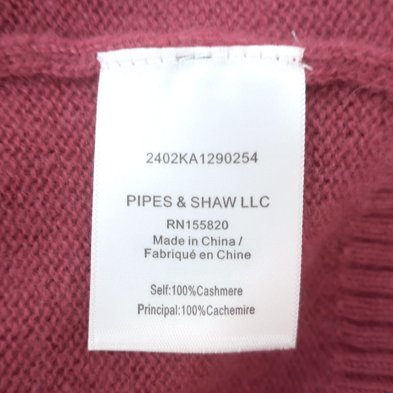Veronica Beard Solene Cashmere Cardigan Raspberry Size Small V-Neck Sweater