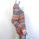 Missoni Rainbow Knit Cardigan Multicolor Cotton-Blend Size 48
