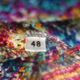 Missoni Rainbow Knit Cardigan Multicolor Cotton-Blend Size 48