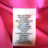 Alice + Olivia Coley Mock Neck Mini Dress Pink Crepe Size 0