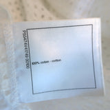 Chanel Eyelet-Embroidered Collared Blouse White Cotton Size 36 Long Sleeve Top