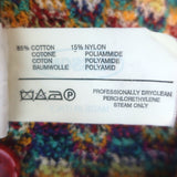 Missoni Rainbow Knit Cardigan Multicolor Cotton-Blend Size 48