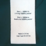 L'Agence Serita Maxi Bias Dress Botanical Green Silk Satin Size 4 NEW