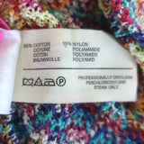 Missoni Rainbow Knit Skirt Multicolor Cotton-Blend Size 44