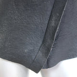 Isaac Sellam Experience Asymmetric Draped Leather Jacket Black Size Medium