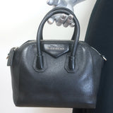 Givenchy Mini Antigona Crossbody Bag Black Leather