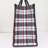 Gucci Iccug Embroidered Checked Tote Extra Large Shoulder Bag