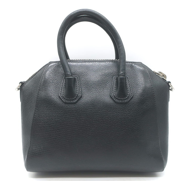 Givenchy Mini Antigona Crossbody Bag Black Leather
