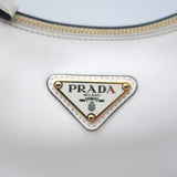 Prada Arque Small Shoulder Bag White Leather NEW