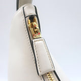Prada Arque Small Shoulder Bag White Leather NEW