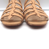 Christian Louboutin Neronna flat gladiator sandals in beige leather — authentic pre-owned pair, EU 40