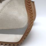 Loewe Flow Runner Sneakers Off-White Suede & White Nylon Size 40