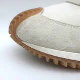 Loewe Flow Runner Sneakers Off-White Suede & White Nylon Size 40