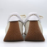 Loewe Flow Runner Sneakers Off-White Suede & White Nylon Size 40