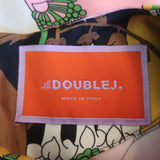 La DoubleJ Mini Swing Dress Big Flower Print Silk Twill Size Extra Small