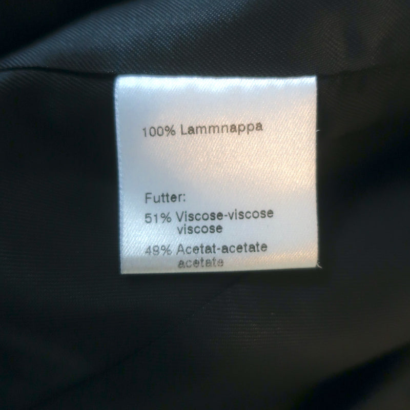 Akris Pleated Leather Zip-Up Jacket Very Dark Teal Size US 10