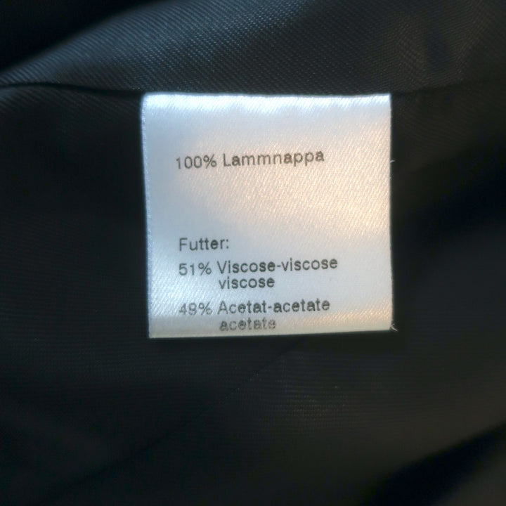 Akris Pleated Leather Zip-Up Jacket Very Dark Teal Size US 10