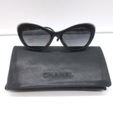 Chanel Polarized Cat Eye Sunglasses Black 5432-A 501/S8