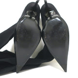 Balenciaga Sock Thigh High Boots Black Stretch Knit Size 38