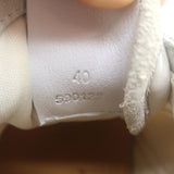 Loewe Flow Runner Sneakers Off-White Suede & White Nylon Size 40