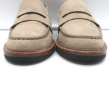 Rag & Bone Slayton Penny Loafers Taupe Nubuck Leather Size 37.5