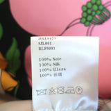 La DoubleJ Mini Swing Dress Big Flower Print Silk Twill Size Extra Small