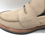 Rag & Bone Slayton Penny Loafers Taupe Nubuck Leather Size 37.5