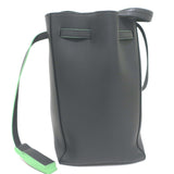 Celine Small Cabas Phantom Tassel Tote Charcoal Leather Shoulder Bag