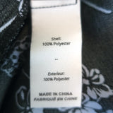 Cinq a Sept Halette Tie-Waist Ruffle Dress Charcoal Floral Print Size 6 NEW