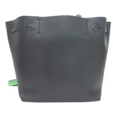 Celine Small Cabas Phantom Tassel Tote Charcoal Leather Shoulder Bag