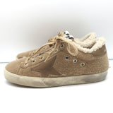 Golden Goose Superstar Shearling Low-Top Sneakers Beige Size 36