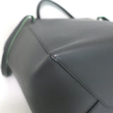 Celine Small Cabas Phantom Tassel Tote Charcoal Leather Shoulder Bag