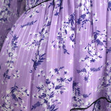 Ulla Johnson Tiered Midi Dress Joan Lilac Floral Print Cotton-Silk Size 2