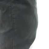 Vintage Prada Tessuto Nylon Medium Top-Zip Shoulder Bag Black