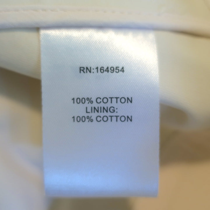 Toccin Shiloh A-Line Cargo Midi Skirt Ecru Cotton Size 0