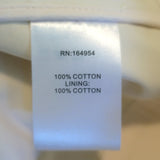 Toccin Shiloh A-Line Cargo Midi Skirt Ecru Cotton Size 0