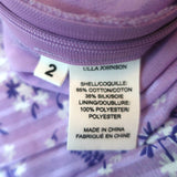 Ulla Johnson Tiered Midi Dress Joan Lilac Floral Print Cotton-Silk Size 2