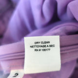 Ulla Johnson Tiered Midi Dress Joan Lilac Floral Print Cotton-Silk Size 2