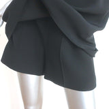 Victoria Victoria Beckham Short Sleeve Romper Black Crepe Size US 4