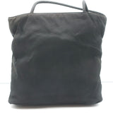 Vintage Prada Tessuto Nylon Medium Top-Zip Shoulder Bag Black