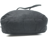 Vintage Prada Tessuto Nylon Medium Top-Zip Shoulder Bag Black