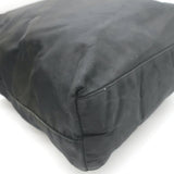 Vintage Prada Tessuto Nylon Medium Top-Zip Shoulder Bag Black