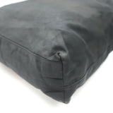 Vintage Prada Tessuto Nylon Medium Top-Zip Shoulder Bag Black
