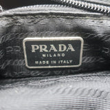 Vintage Prada Tessuto Nylon Medium Top-Zip Shoulder Bag Black