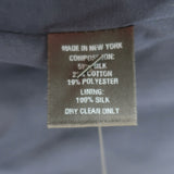 Chadwick Bell Metallic Brocade Blazer Gold Silk-Blend Size 12 One-Button Jacket