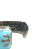 MCL by Matthew Campbell Laurenza Sapphire & Citrine Floral Cuff Bracelet Blue