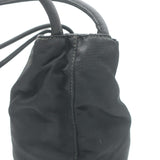 Vintage Prada Tessuto Nylon Small Shoulder Bag Black