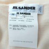 Jil Sander Tank Top Ivory Silk-Cashmere Knit Size 36