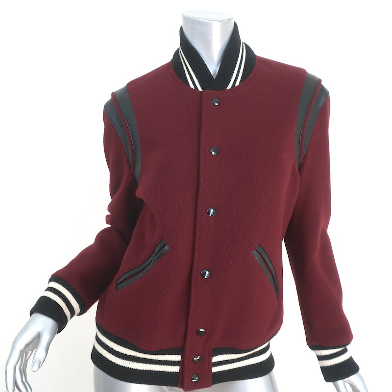 LOUIS VUITTON bomber jacket / size L / ITALY, Cotton, wool, cashmere.